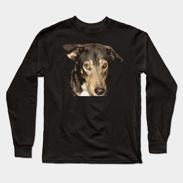 dog Long Sleeve T-Shirt by rickylabellevie